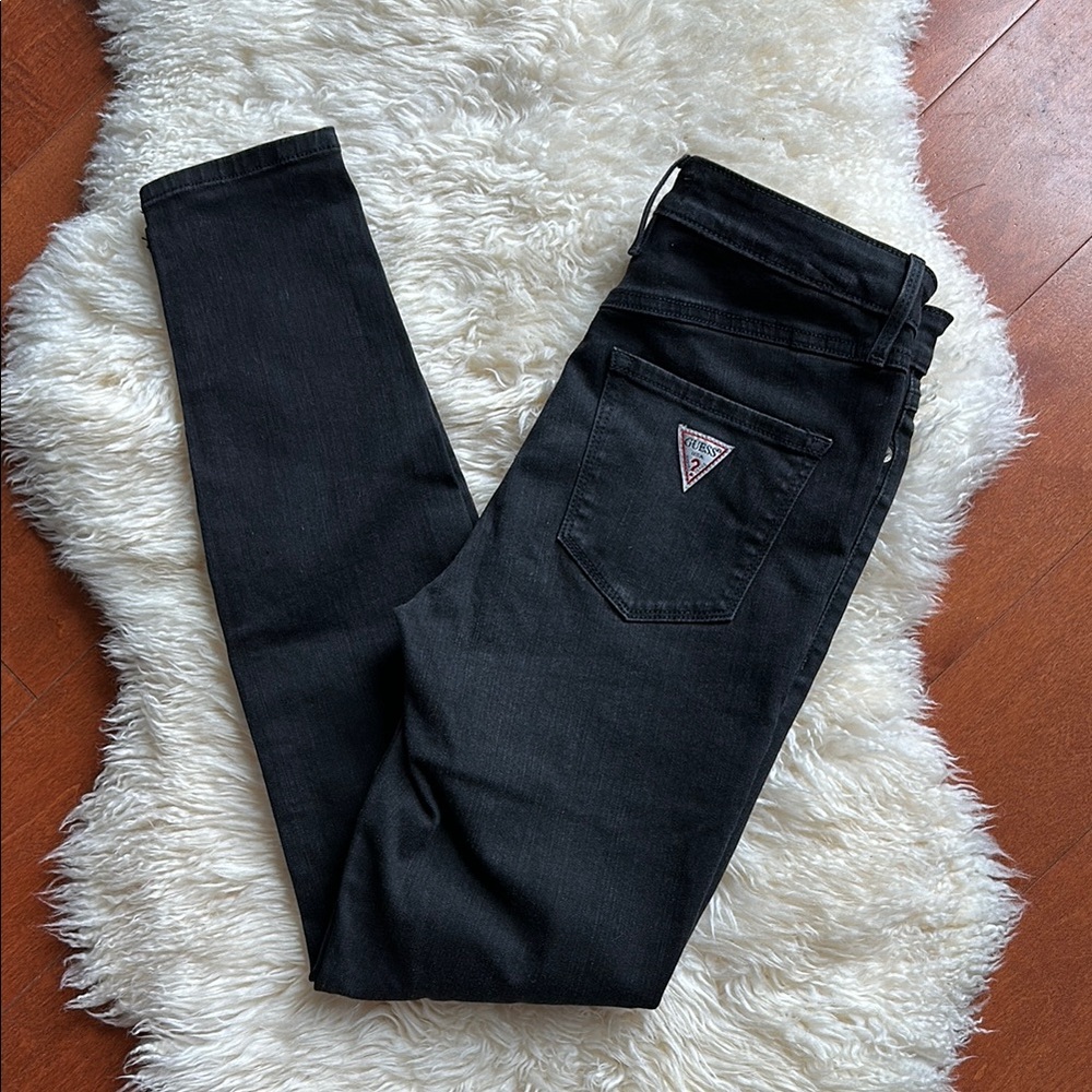 Guess Size 28 Black Jeans 1981 Power Skinny Modern with Stretch